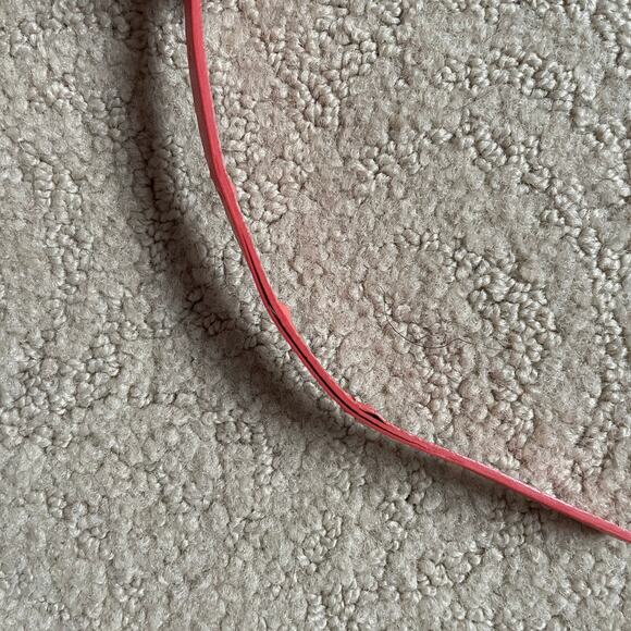 Coral Pink Bow Belt XXS - Picture 3 of 4